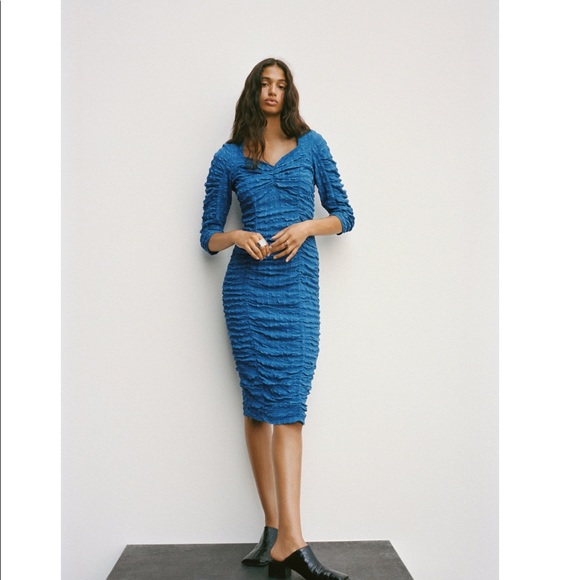 Zara | Dresses | Zara Blue Dress Nwt | Poshmark Zara | Dresses | Zara Blue Dress Nwt | Poshmark